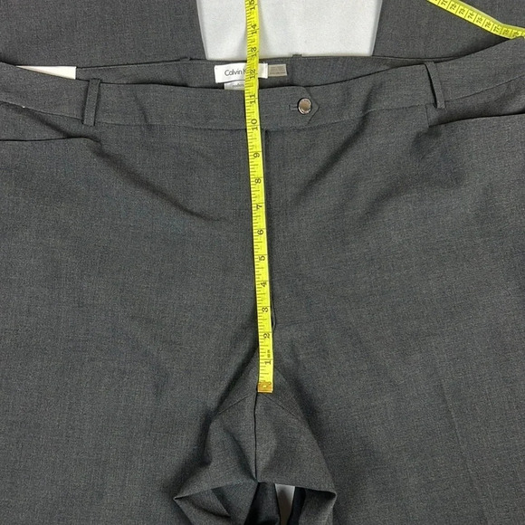 Calvin Klein NWT Gray Morden Fit Pant Size 20W - Picture 11 of 13